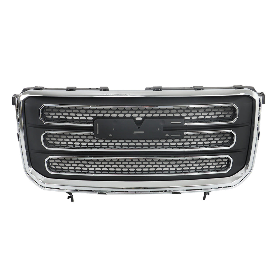 Labwork Front Bumper Cover+Front Upper Grille For GMC Acadia 2013-2016 Plastic