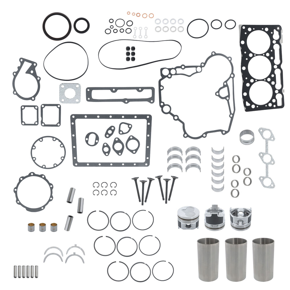 D1305 Engine Overhaul Rebuild Kit With Valve STD For Kubota D1305 Engine F3060