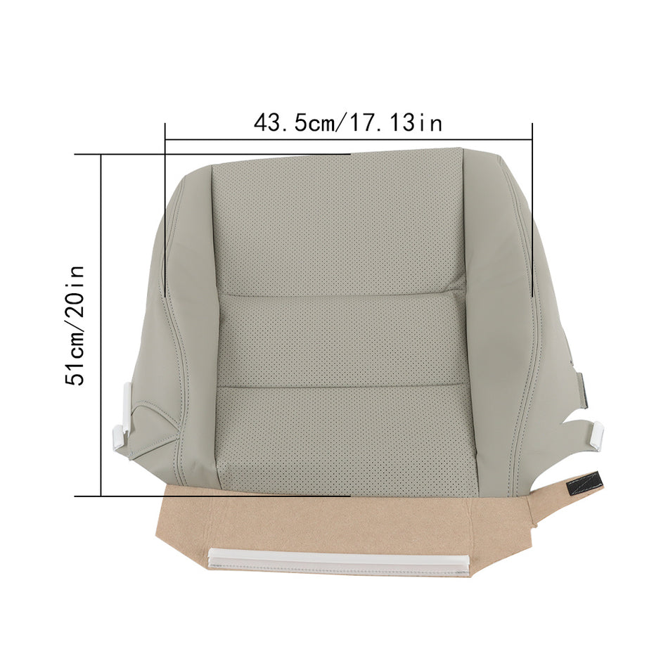 Labwork Front Passenger Seat Cover For 2007-2011 2012 Acura RDX Leather Gray