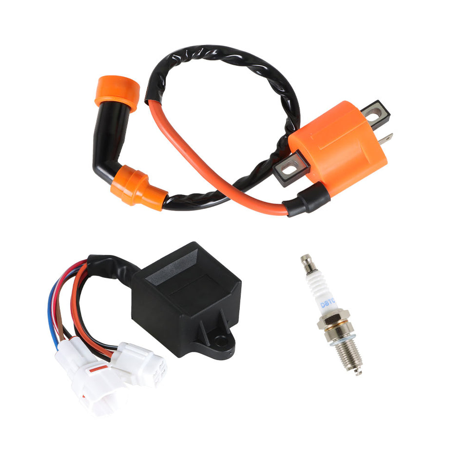 Ignition Coil & Spark Plug & CDI For Yamaha YFM250 1999 2000 / YFB250 1994-2000