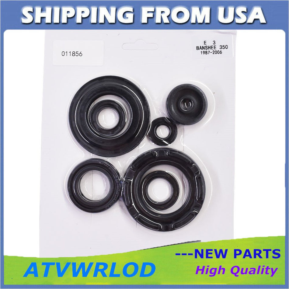 For YAMAHA BANSHEE 350 1987-2006 Engine Oil Seal Kit Set Seals