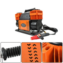 Load image into Gallery viewer, Labwork 12V True Dual Air Compressor For Truck Inflatable Boat Double Cylinder