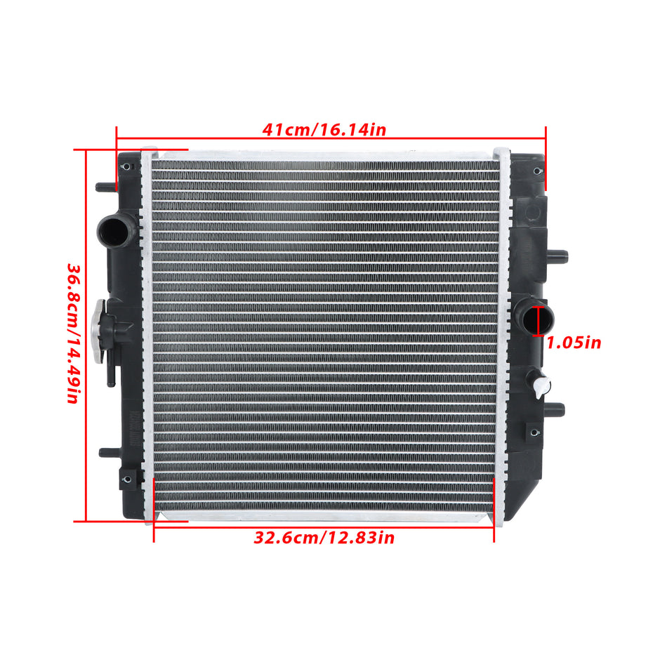 K756185210 Radiator For Kubota RTV900T5-H/T2 RTV900T RTV900 RTV900T6 RTV900T9