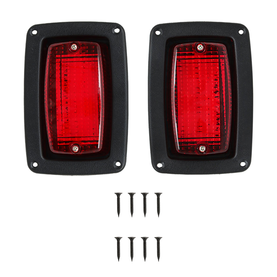 Fit for Club Car DS Golf Cart led Tail 2 Light 3 Wire Rear Taillights 1017035