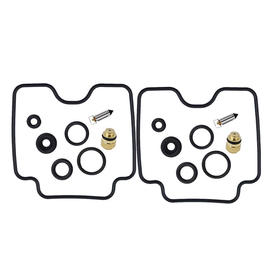 2 Sets For Yamaha XVS1100 V-Star VStar 99-06 Lower Bowl Carburetor Rebuild Kit
