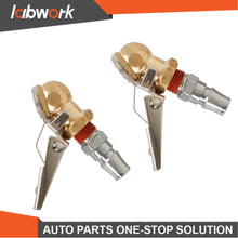 Load image into Gallery viewer, Labwork 2Pack Closed Ball Tire Chuck with Clip 1/4" FNPT Locking Air Chuck