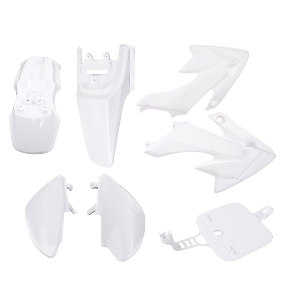 New Plastic Fender Fairing Kit  For Honda XR50 SDG CRF50 SSR107 125 Dirt Bike