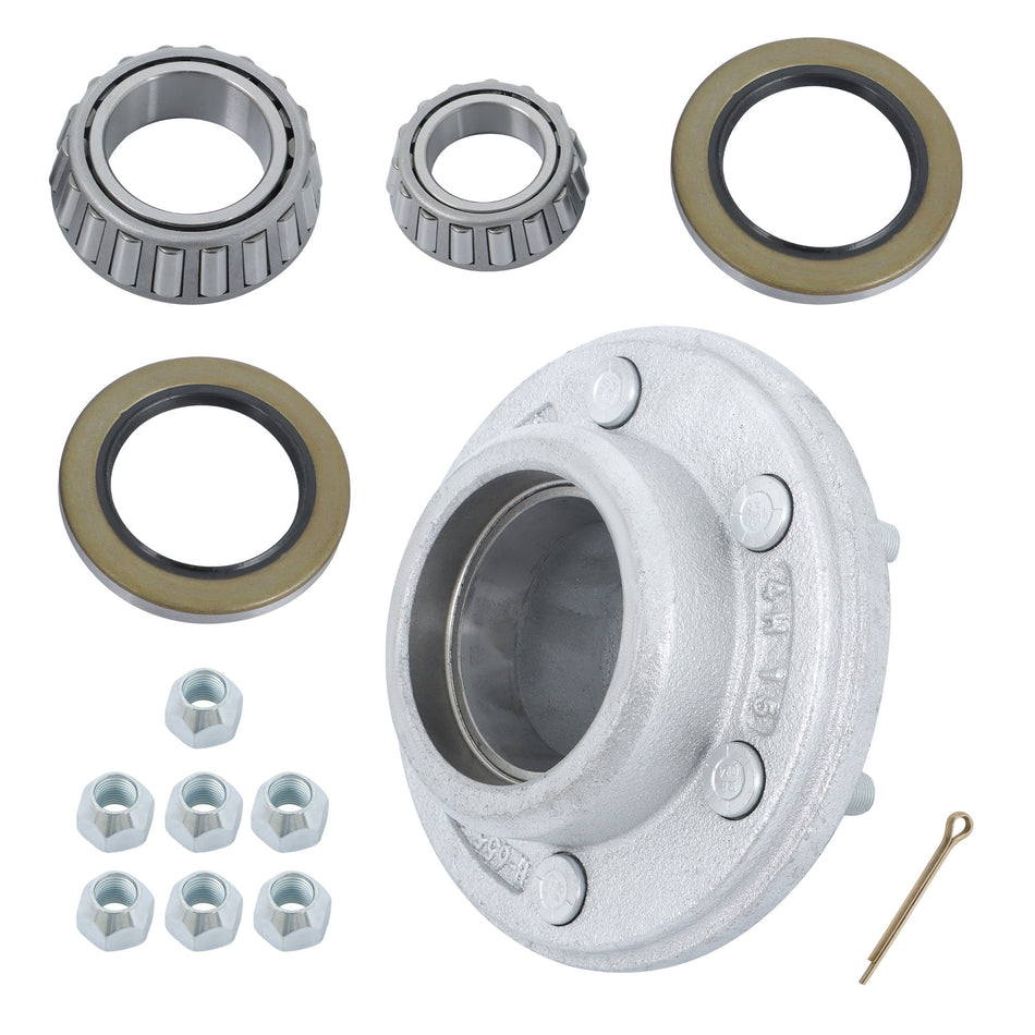 Labwork For 5200-6000lb Spindle Boat Trailer Galvanized Hub 6 Lug 1 1/4"x1 3/4"