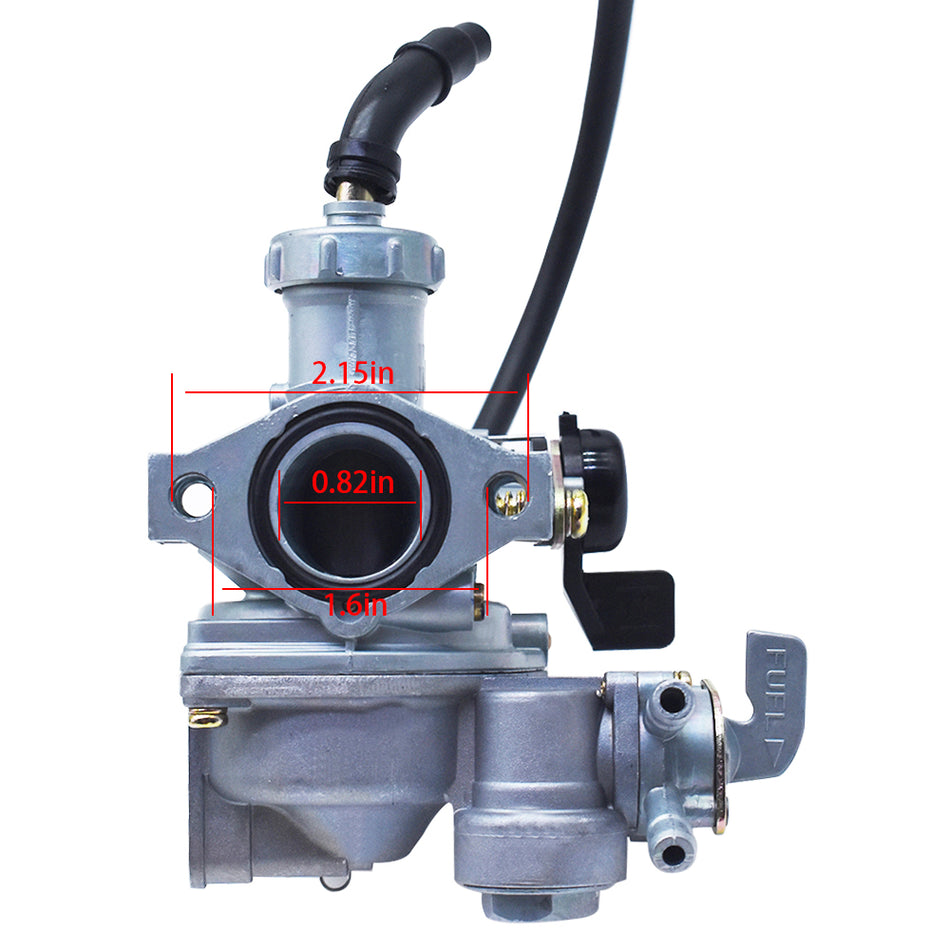 Carburetor &Throttle Cable Handle Bar Air Filter For Honda CT110 Trail 1980-1986