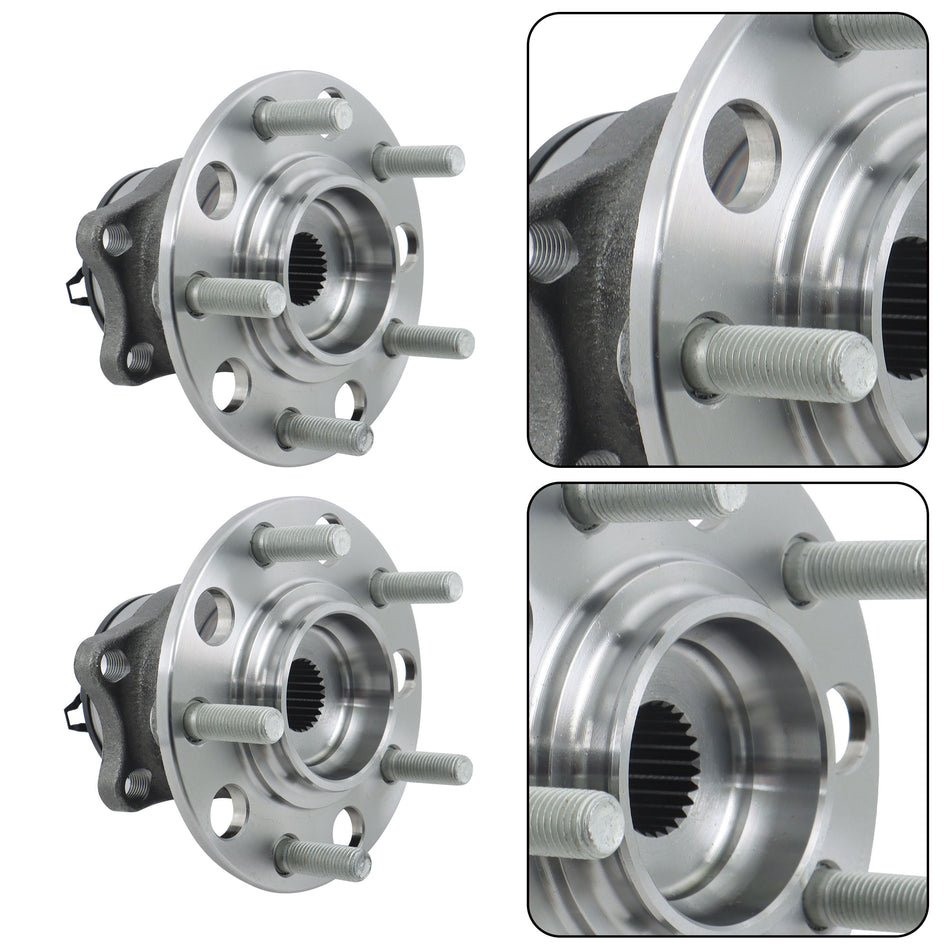 Labwork Pair Rear Wheel Hub Bearings AWD 4WD  For 2007-2017 Jeep Compass Patriot