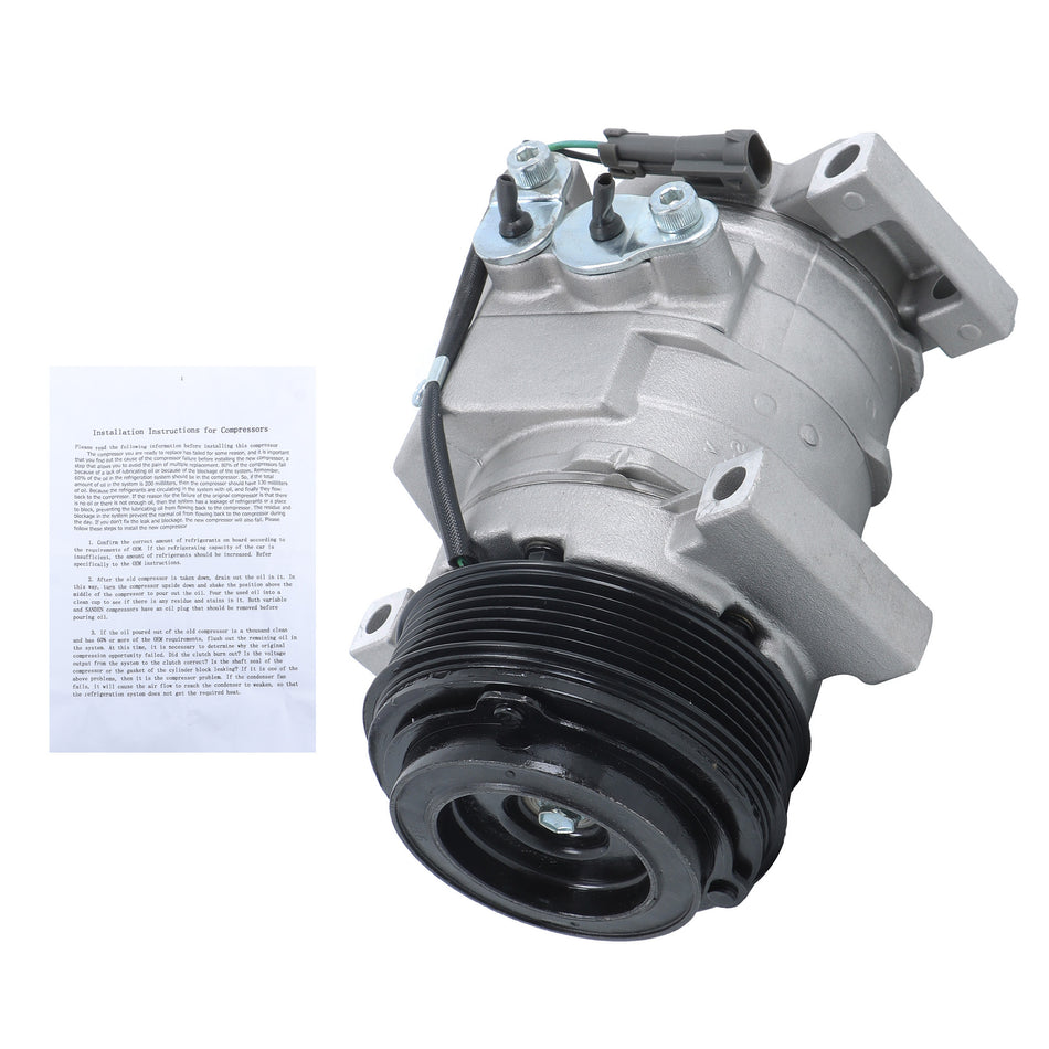 Labwork AC Compressor For Chevrolet Silverado 1500 GMC Sierra 1500 2003-12 2013