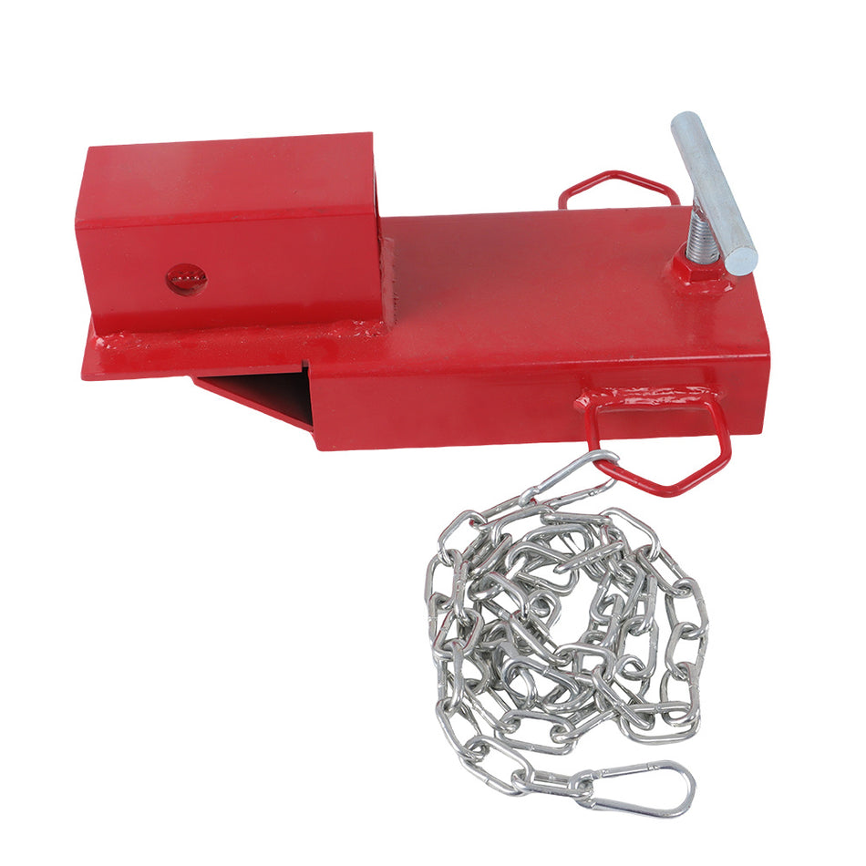 2 Inch Clamp On Forklift Hitch Receiver Pallet Fork Trailer Towing Adapter