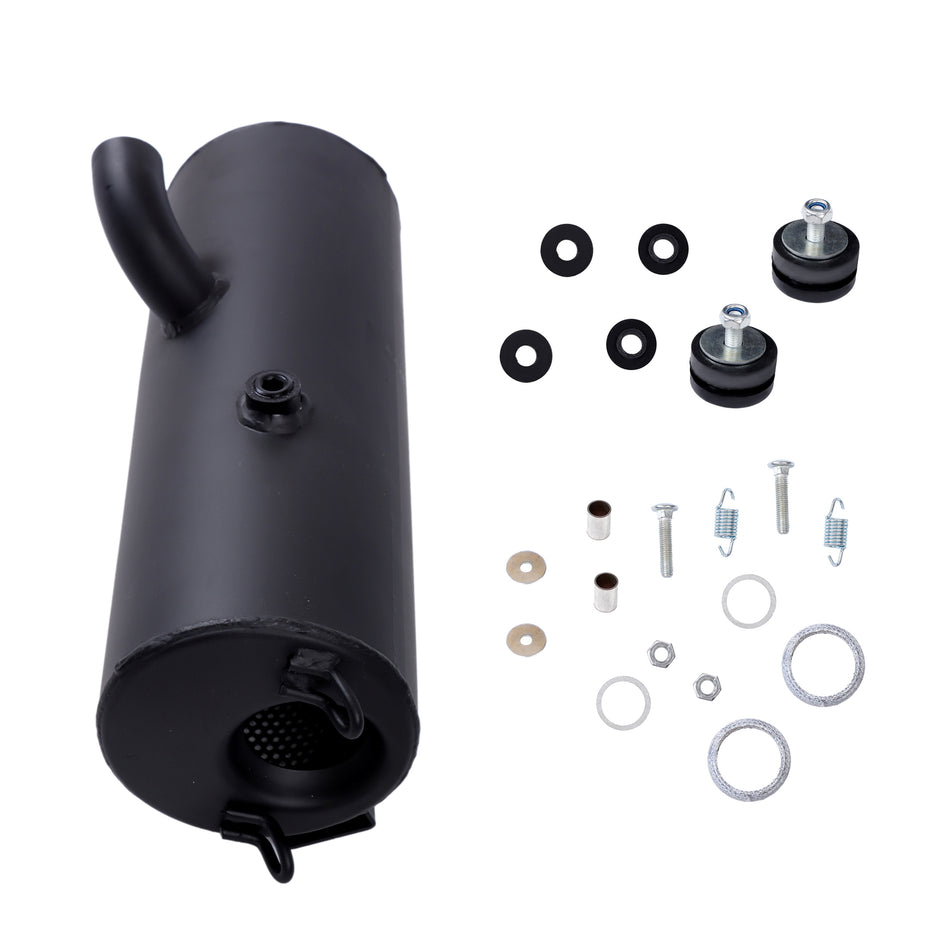 Exhaust Muffler & Gasket Kit For Polaris Sportsman 700 4X4 2002-2007 W/Donuts