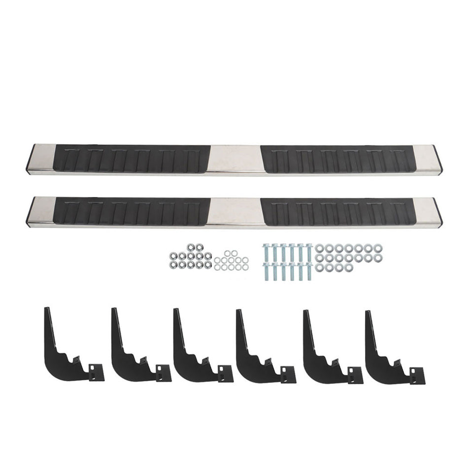 Labwork 6" Side Bars Running Boards SS For 2009-2018 Dodge Ram 1500 Crew Cab