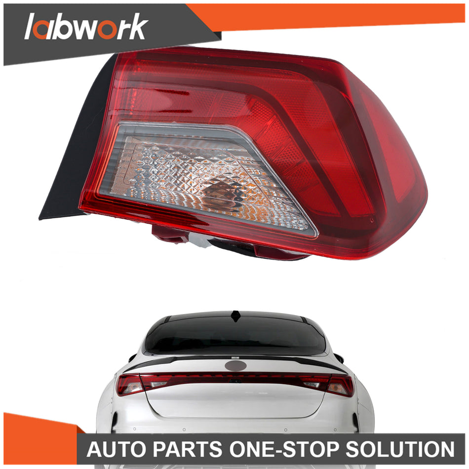 Labwork Outer Tail Light Assembly For 2021-2024 Kia K5 Passenger Right Side Lamp