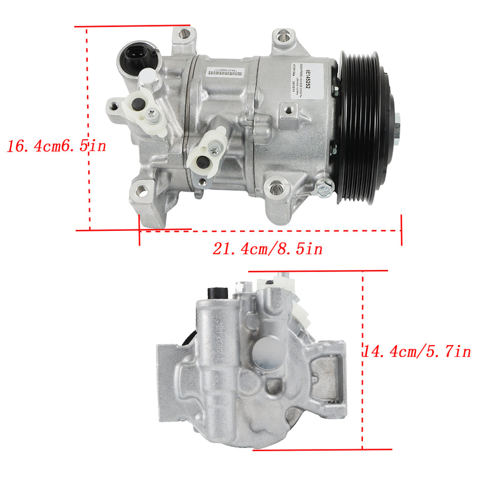 Labwork AC A/C Compressor w/Clutch For 2017-18 Toyota Corolla iM 1.8L 883101A841