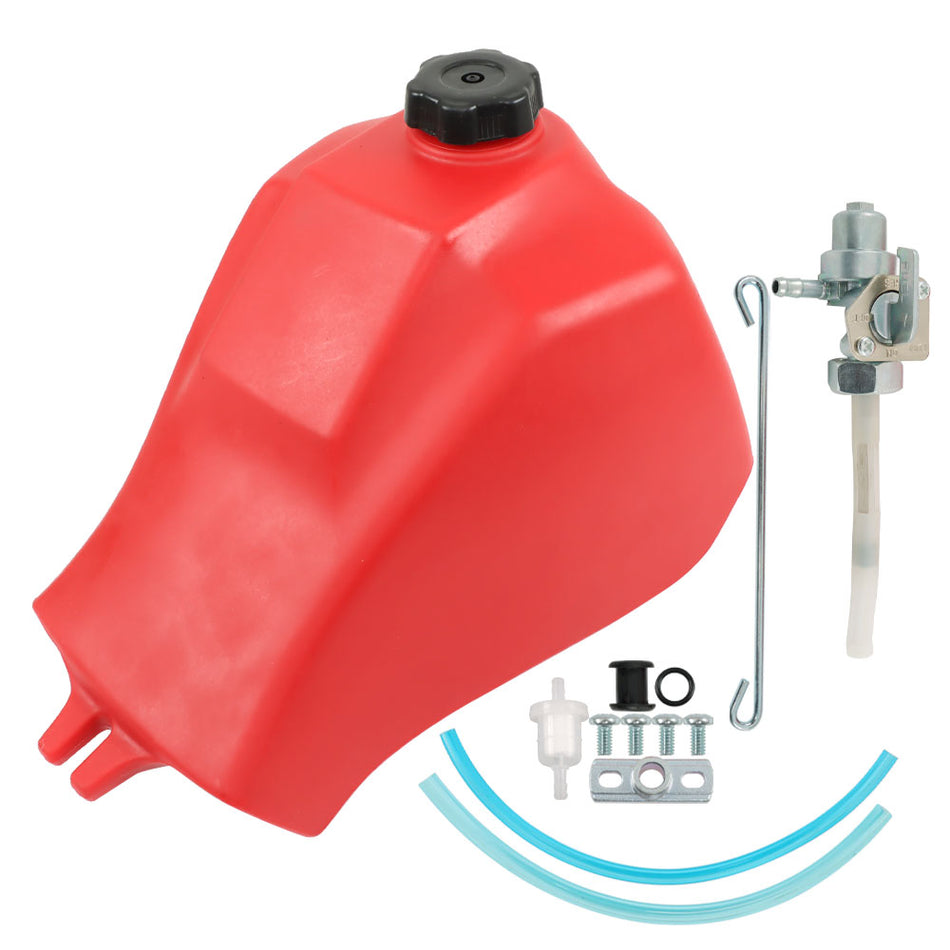 Fuel Tank w/ Cap and Fuel Petcock For Honda ATC185 1980 ATC200 81-83 Big Red 200