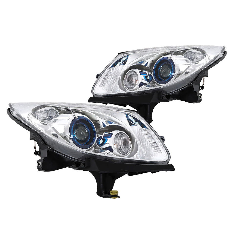 Labwork Right&Left Headlight For 2008-12 Buick Enclave HID (w/o AFS) Chrome Lens