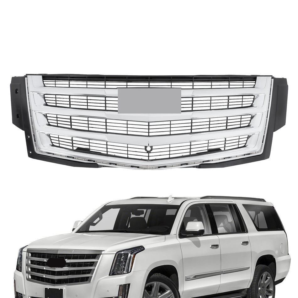 Labwork Front Bumper Grille Chrome 23405570 For Cadillac Escalade 2015-2020