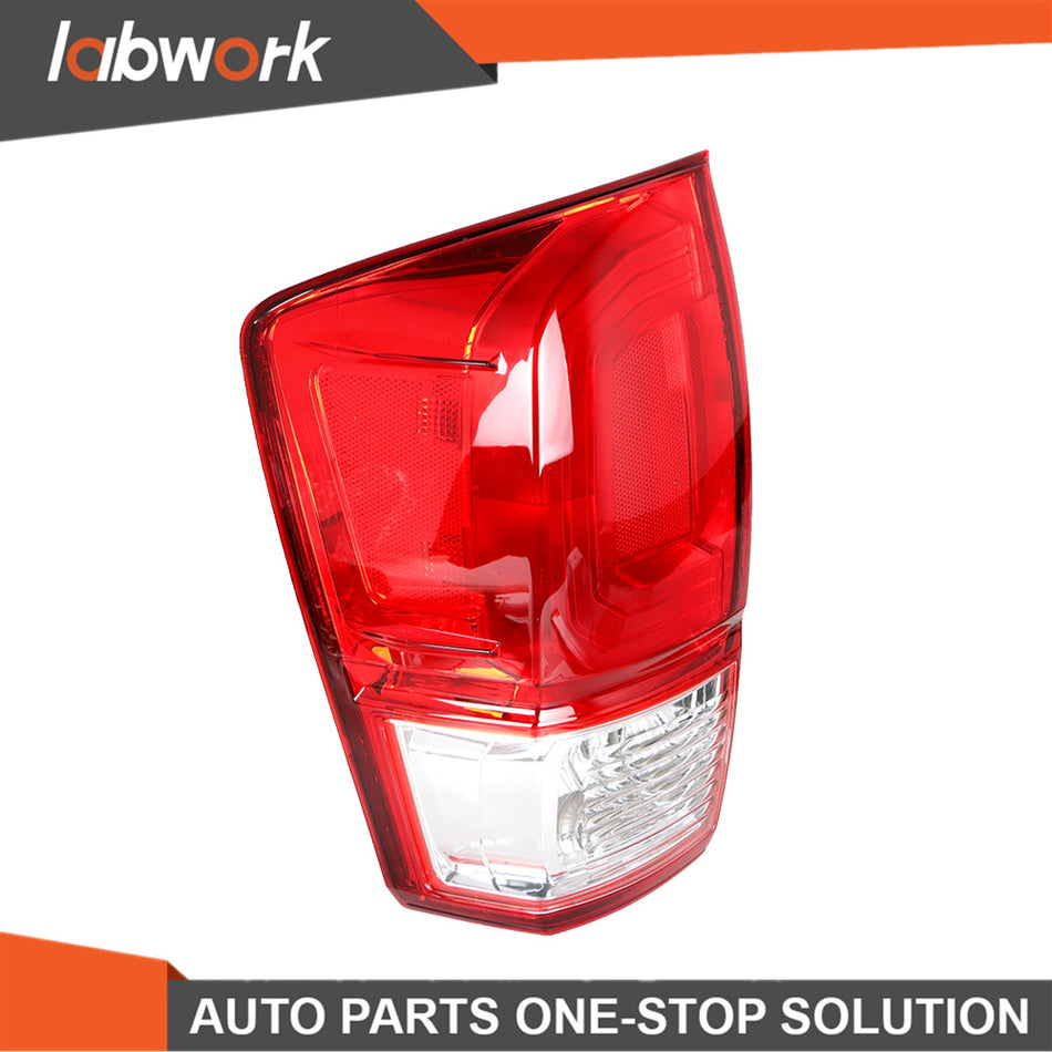 Labwork Rear Driver Left Tail Light For 2016-19 Tacoma SR SR5 Brake Lamp Halogen
