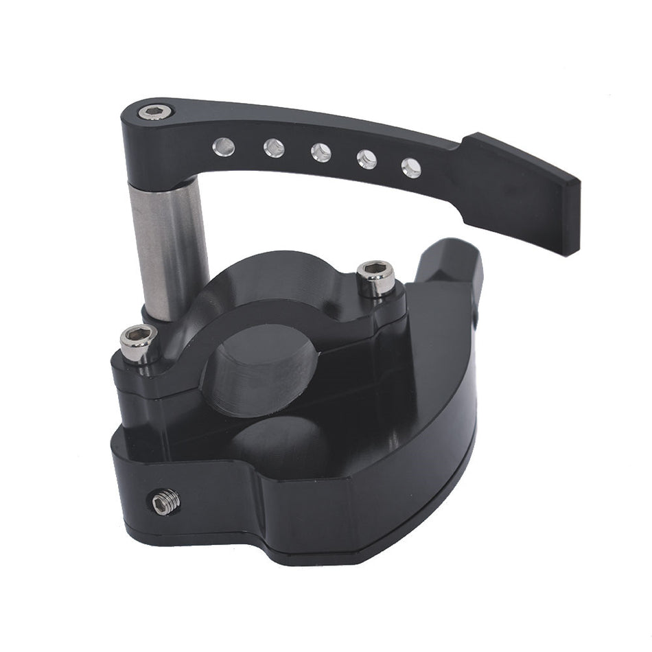 BILLET THUMB THROTTLE ASSEMBLY FOR YAMAHA BANSHEE YFZ RAPTOR 350 660 700 BLACK