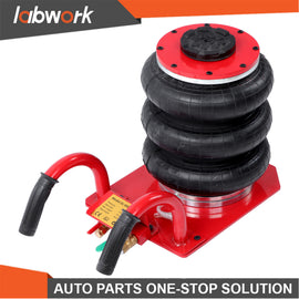 Labwork Triple Bag Air Jack 3 Ton/6600 lb Pneumatic Jack for Car SUV Lifting