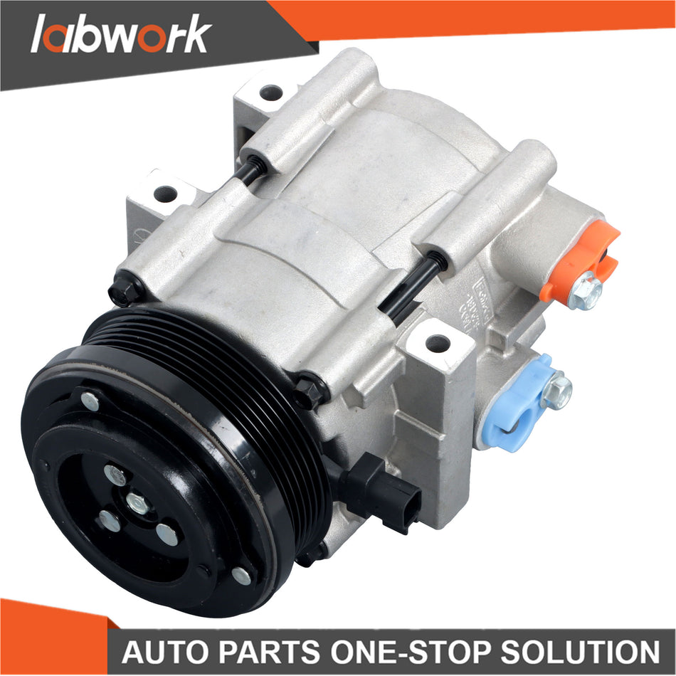 Labwork A/C Compressor W/Clutch for Ford Explorer 2006 2007 2008-2010 CO 10906C