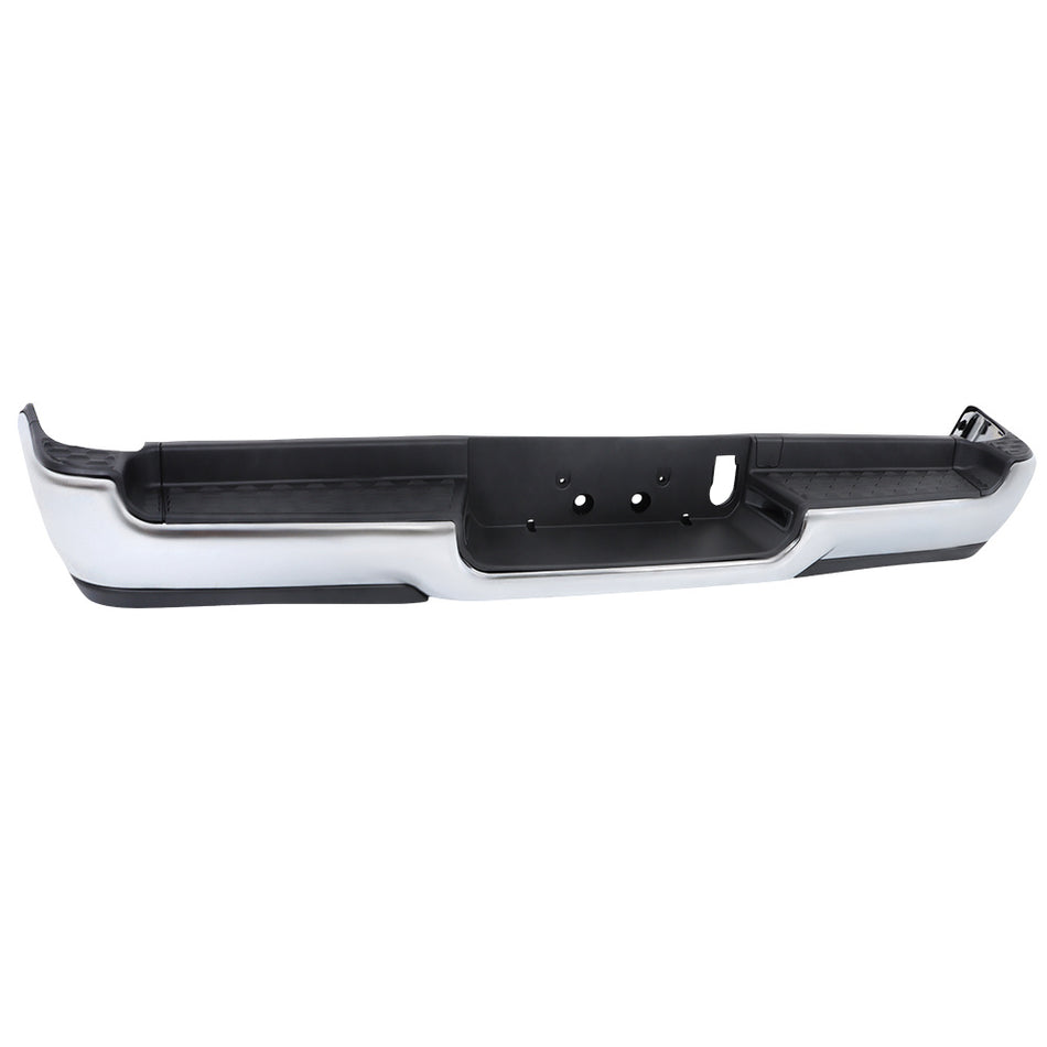 Labwork Rear Bumper Assembly Chrome For RAM 1500 2019-2023 W/o Sensor Hole Steel