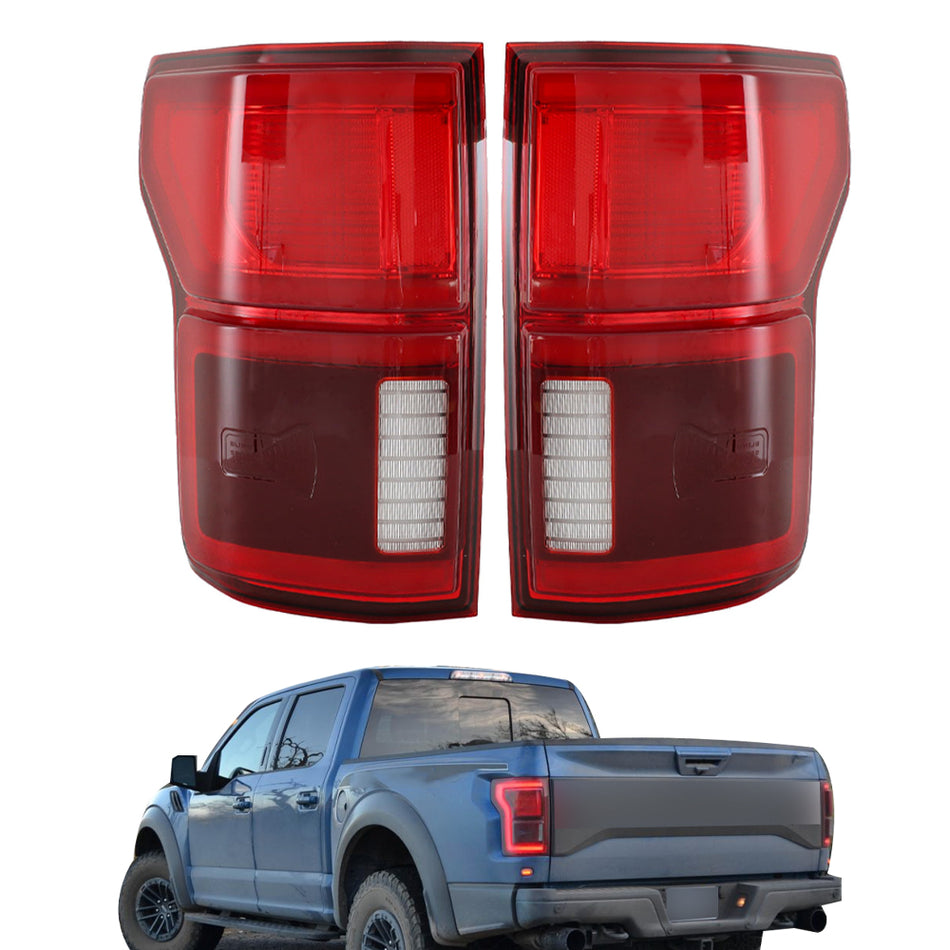 Labwork Left+Right Side Tail Light For 2018-2020 Ford F150 LED w/Blind Spot Pair