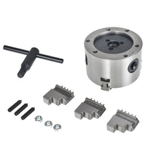 Load image into Gallery viewer, 3 Jaw Lathe Chuck Manual Chuck 3" Self-centering Lathe Drilling Part K11-80 80mm