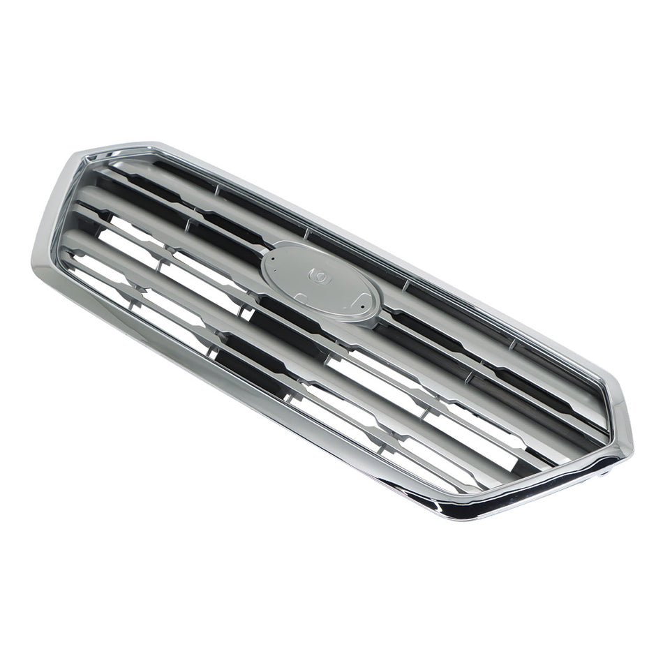 Labwork Front Bumper Grille Chrome Plastic For 2015-2017 Subaru Outback