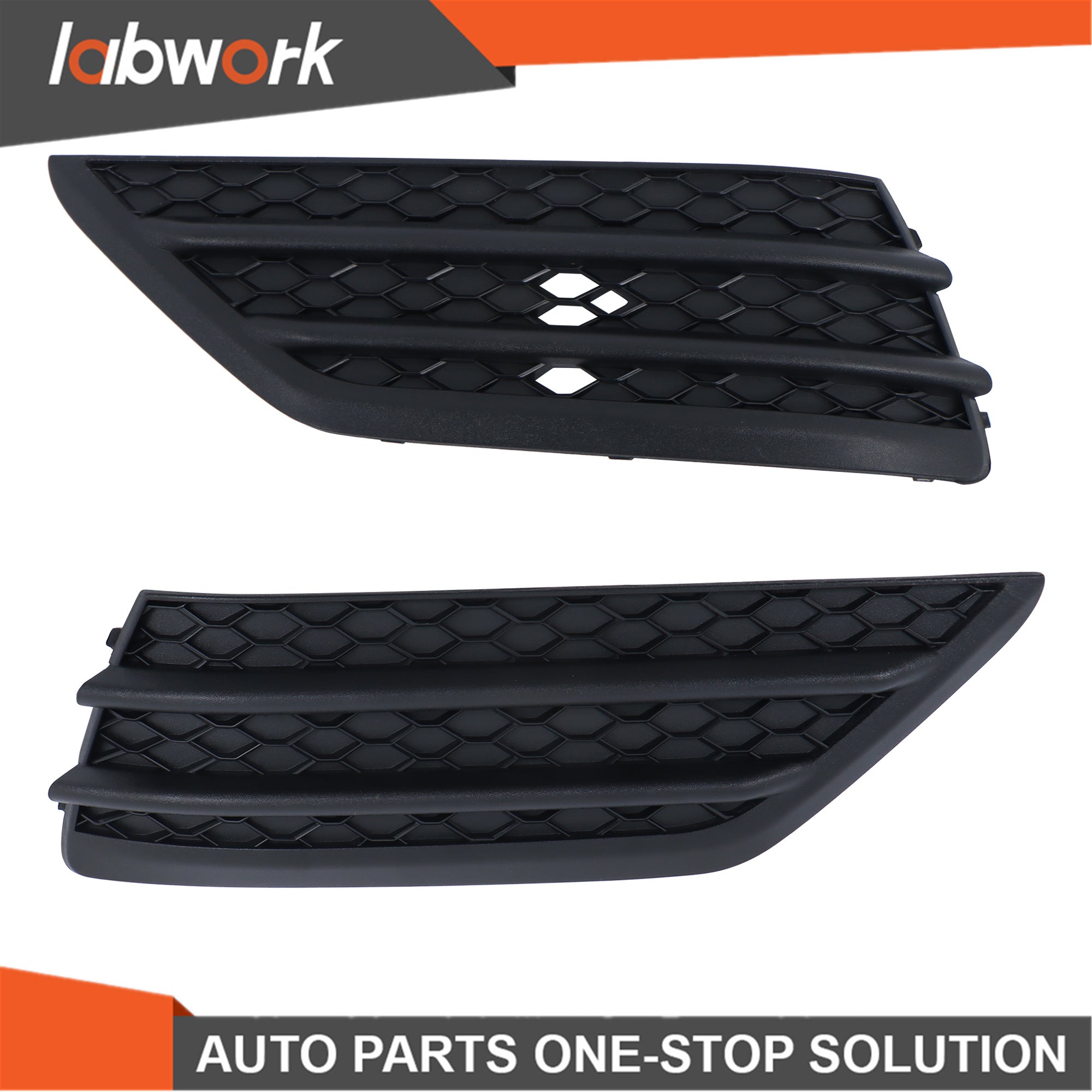 KARPAL Front Bumper Grille Driver Side For 2016-2018 Honda Pilot LX/EX/EX-L - Textured Black