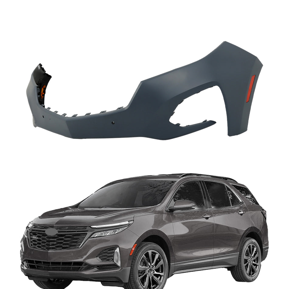 Labwork Front Bumper For Equinox 2022-2023 W Towing Hook Cap&Sidelight&2*Holes