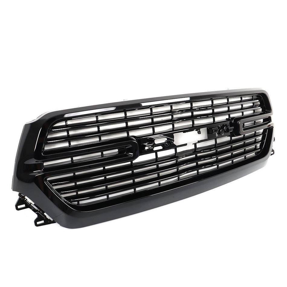 Labwork Front Mesh Upper Grille For Dodge Ram 1500 2019-2023 Gloss Black
