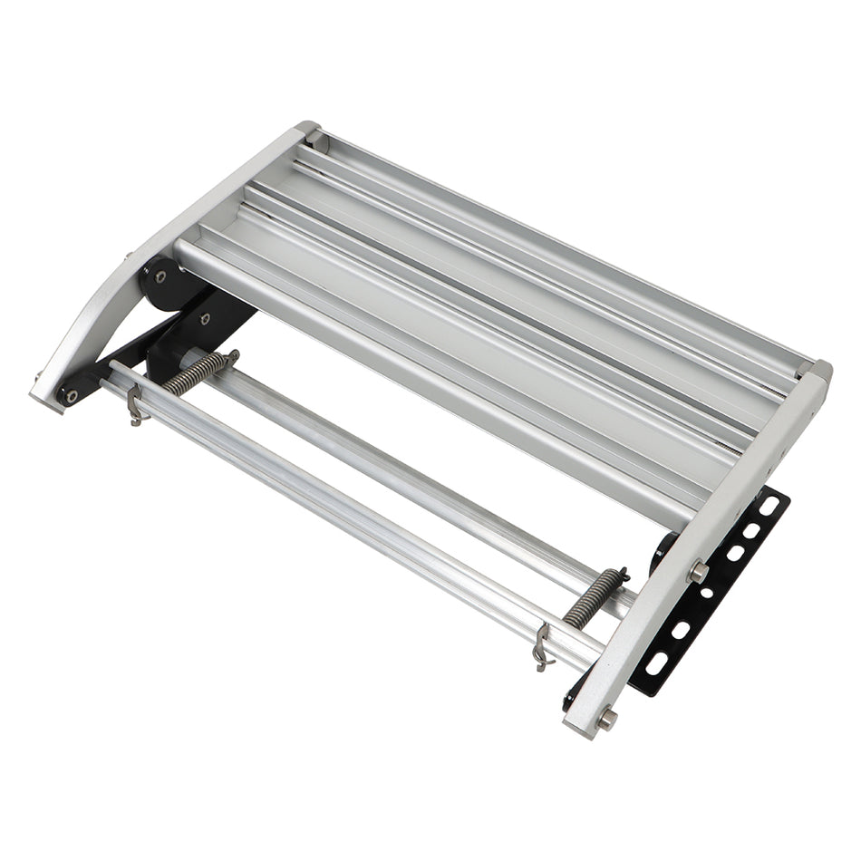 Labwork Aluminum 1 Step Pull Out Retractable Platform Steps Stair Anti-Slip
