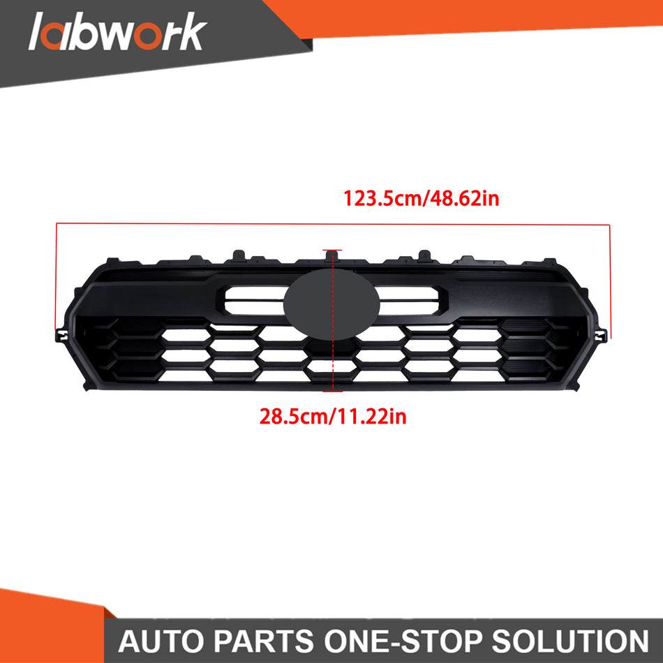 Labwork Front Upper Grille For Toyota Tacoma 2024-2025 Plastic W/o Camera Hole