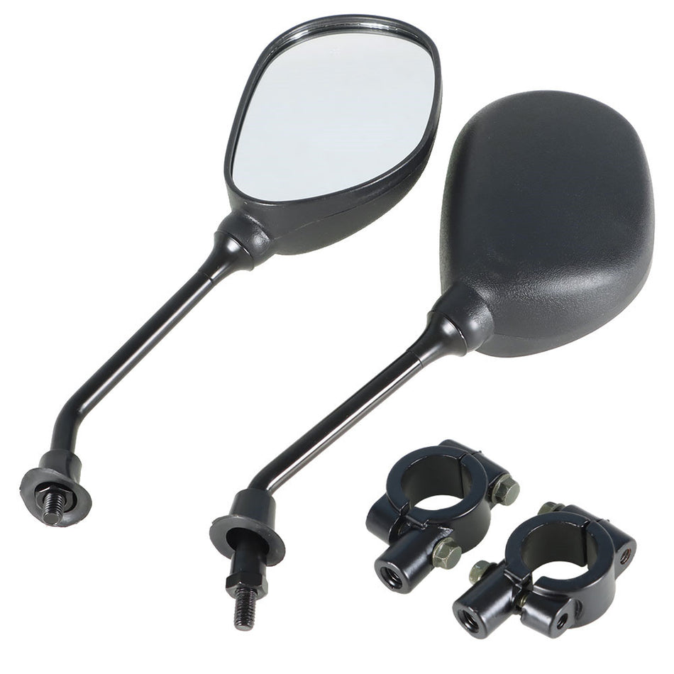 ATV Rear View Side Mirror w/7/8" Handlebar For Polaris Sportsman Honda Foreman