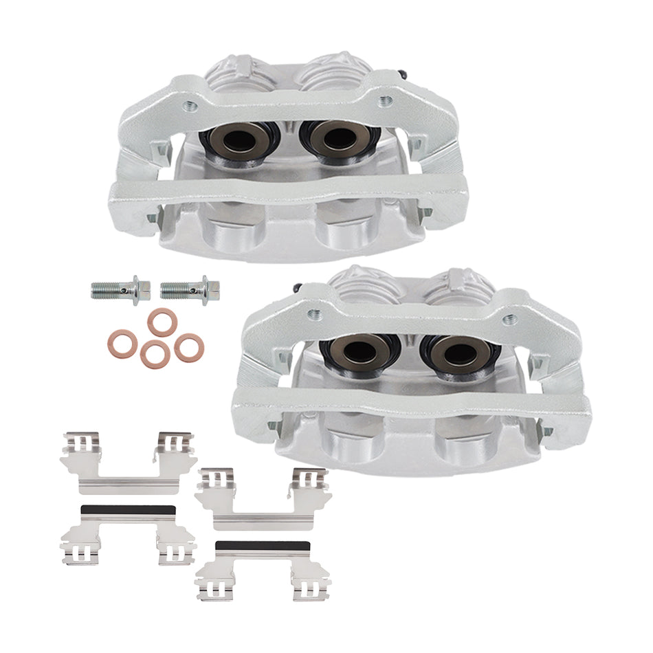 Labwork Front LH&RH Disc Brake Caliper W/ Bracket For 04-08 Cadillac STS CTS V6