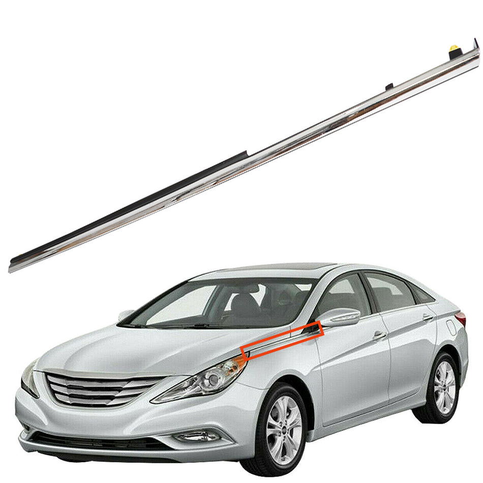 Labwork Front Left LH Fender Garnish Molding Trim For Sonata 2011-2014 Chrome