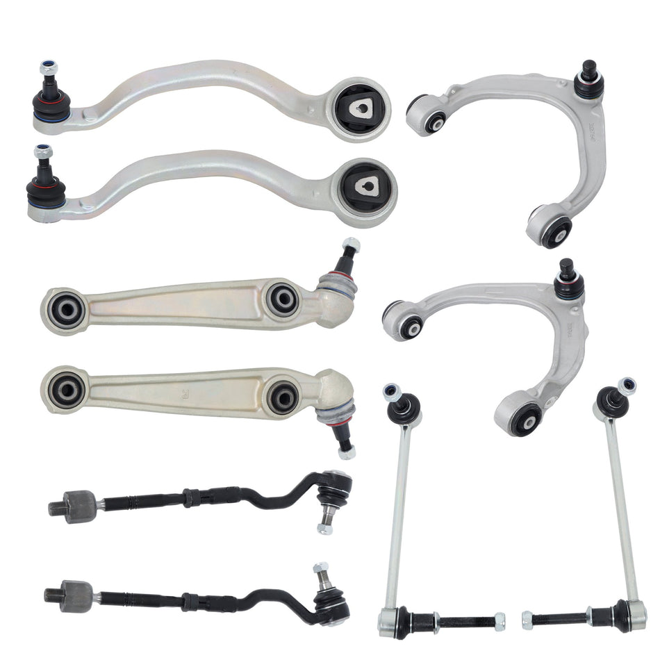 Labwork 10X Front Control Arm & Bar Link Tie Rod End Kit 2008-14 For BMW X6 E71