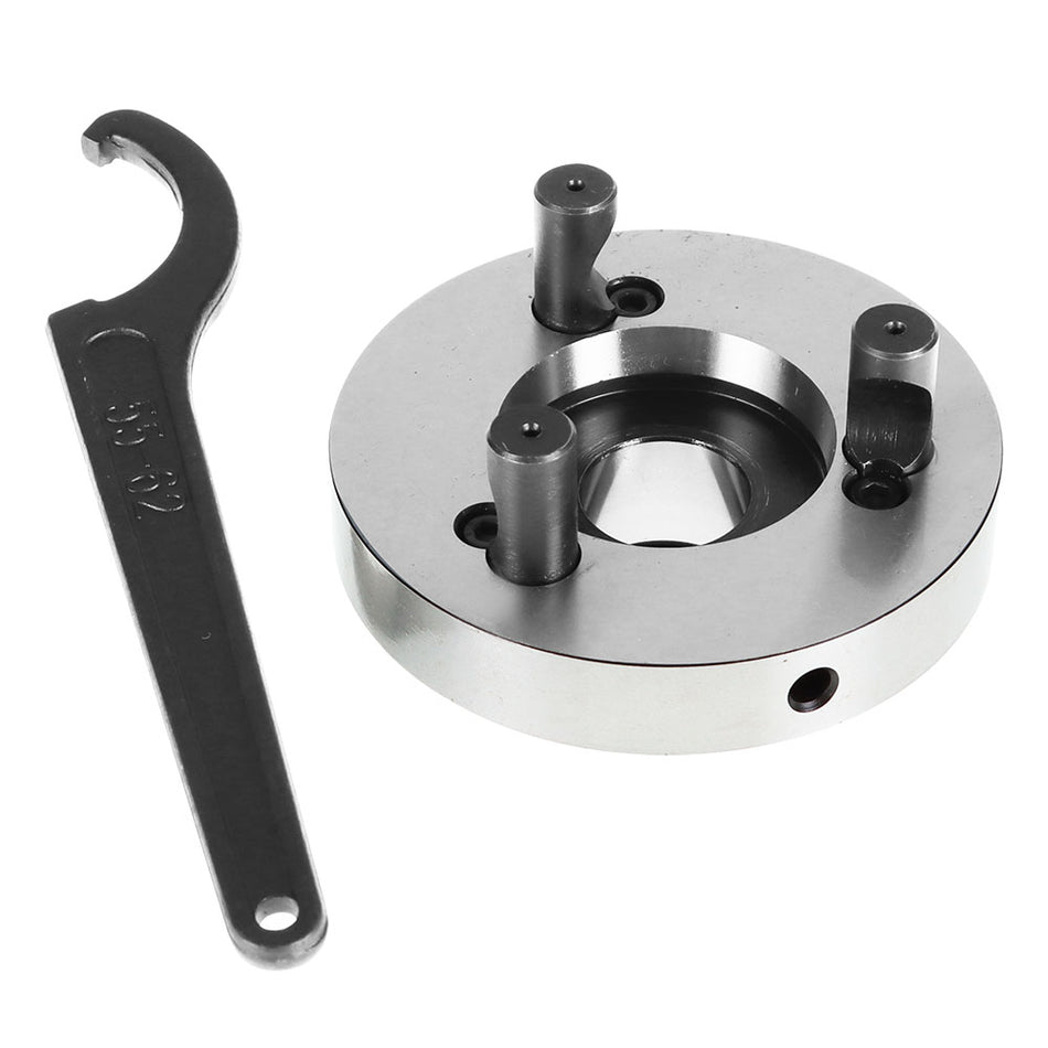 ER40 Collet Chuck 125mm Diameter Compact Lathe Tool Stud 5/8" Fit Milling US