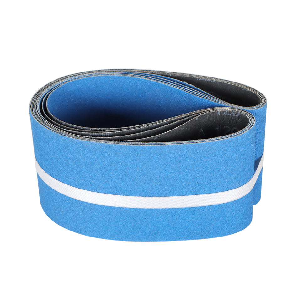 High Quality 4 In X 36 In 120 Grit Premium Zirconia X-Weight Sanding Belts 5-PCS
