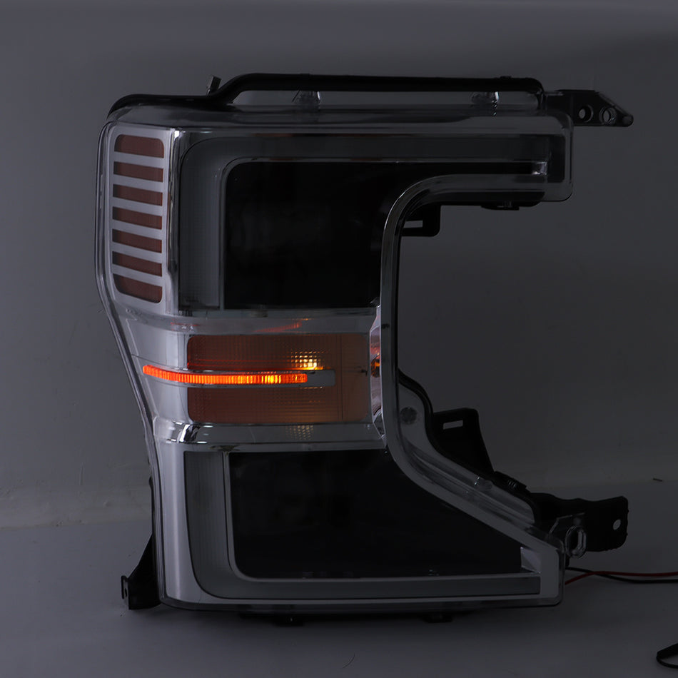 Labwork Right Full LED Headlight For 2020-2022 Ford F250 SuperDuty Chrome Trim