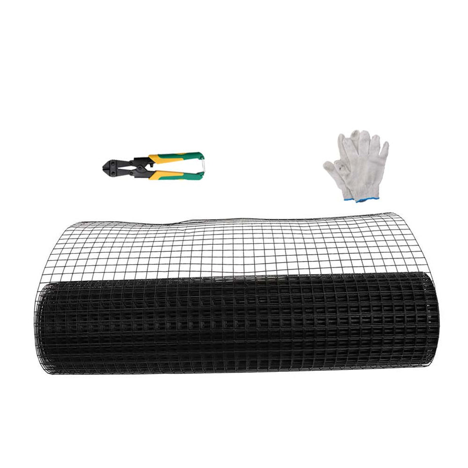 36"x50' Welded Wire Fence Vinyl Coated Chicken Rabbit Mesh 1"x1" 16 Gauge New