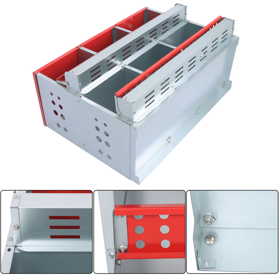 Durable Chicken Nesting Box 6 Hole For Chicken-Easy Egg Collection Roll Away