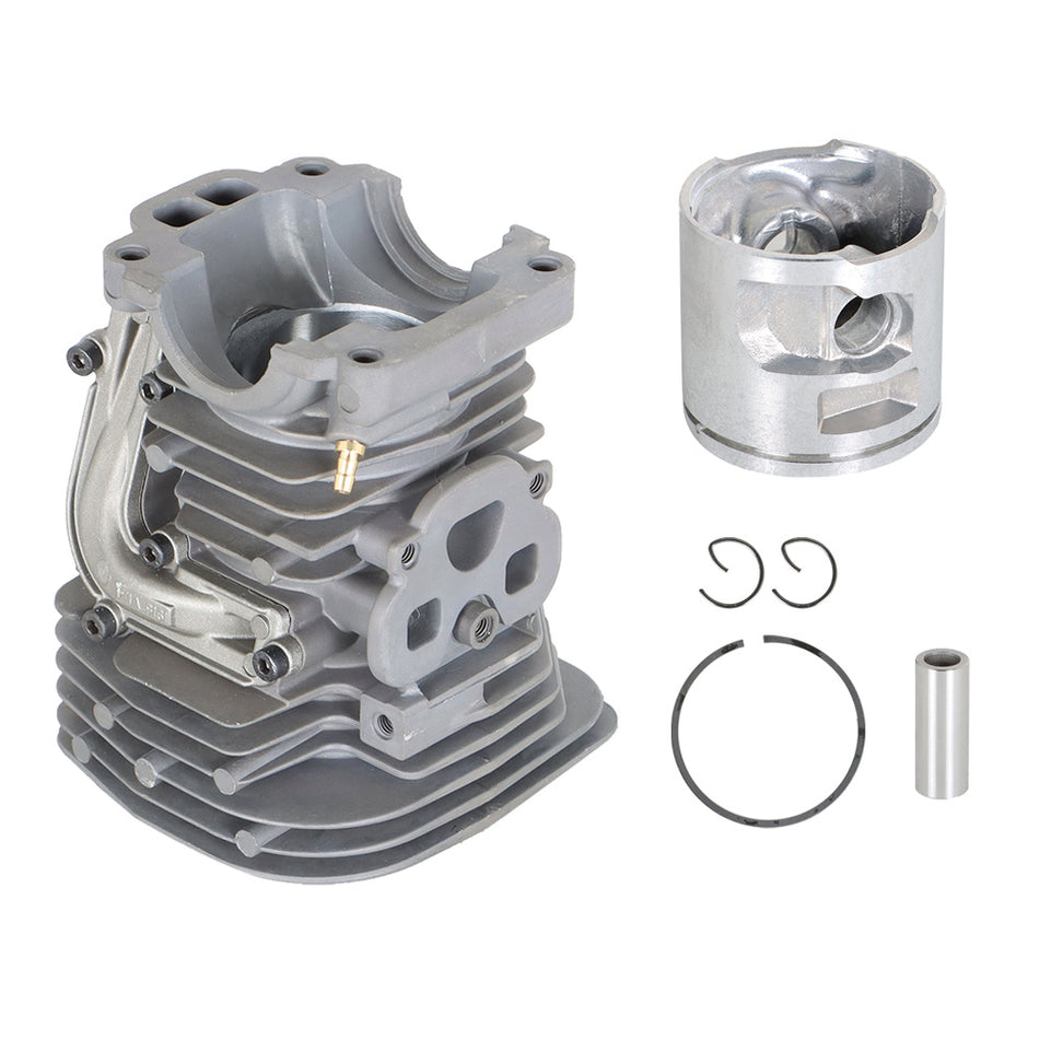 Fits For Husqvarna 455E 460 Cylinder Head Piston Kit Rancher Chainsaw Pin 47MM