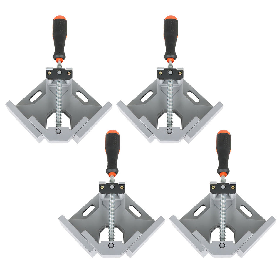 New 4 Pcs Right Angle Clamp 90 Degree Wood Corner Clamps W/ Adjustable Swing Jaw