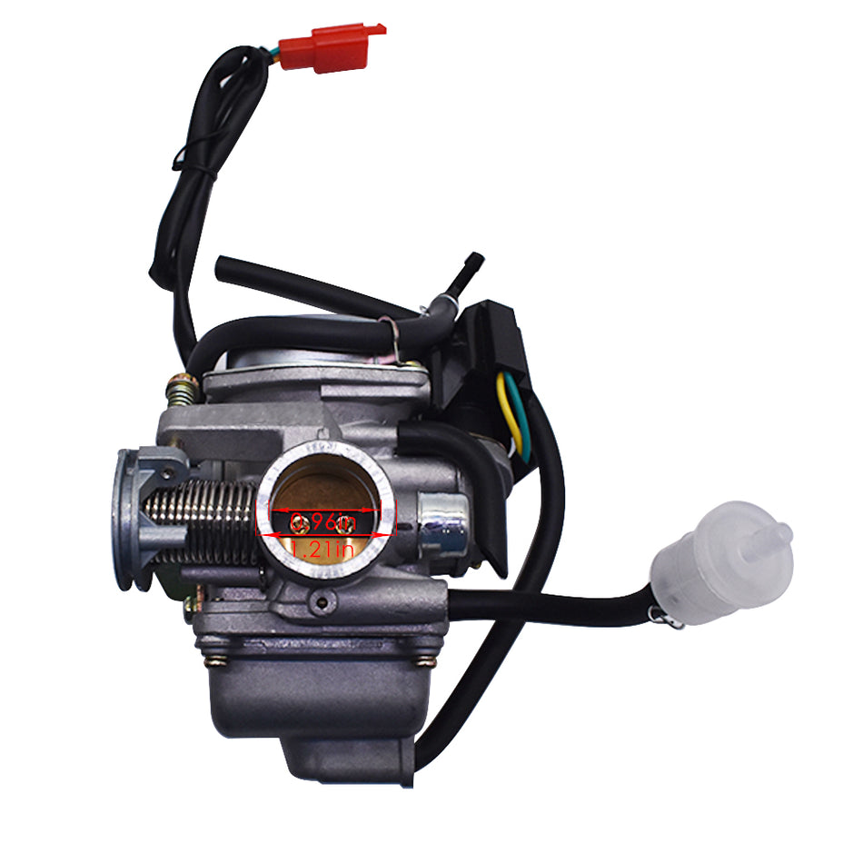 Scooter 24mm 110 125 150CC GY6 Carb Carburetor For Moped ATV Go Kart Roketa