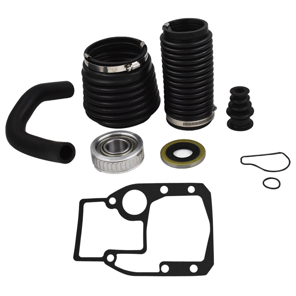 Transom Repair Kit for OMC Cobra Drive/Exhaust Bellows Water Hose Gimbal Bearing