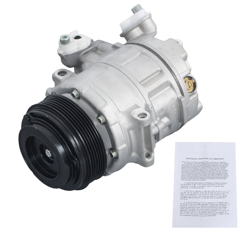 Labwork A/C Compressor Aluminum 2011 2012-15 For Ford Explorer 3.5L With Clutch